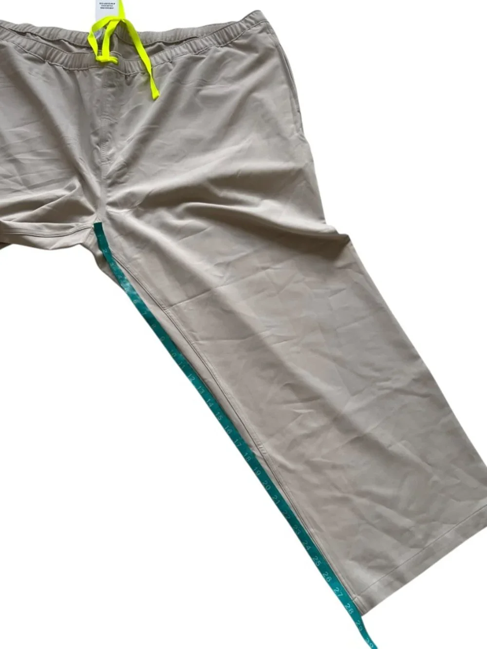 Figs Scrub pants Pisco Basic khaki beige drawstring elastic waist mens 6XLS